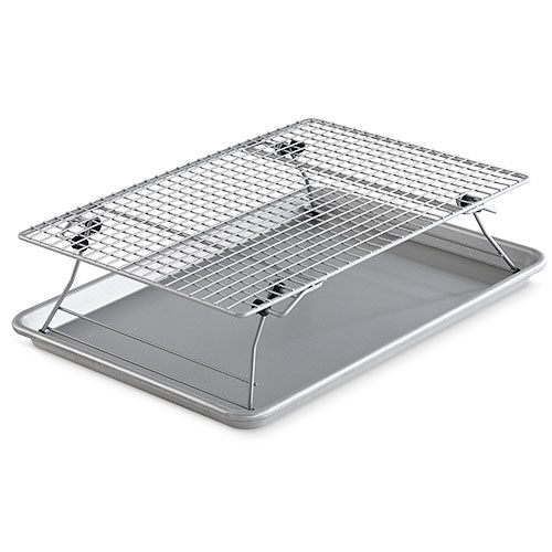 Half Sheet Pan & Baking Rack Set