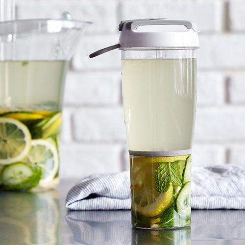 Lemon Ginger Cucumber Mint Water