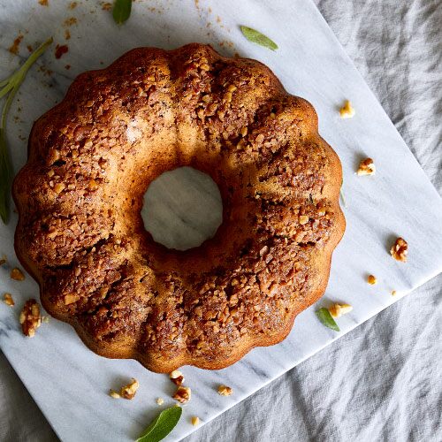 Pear Apple Spice Bundt Cake