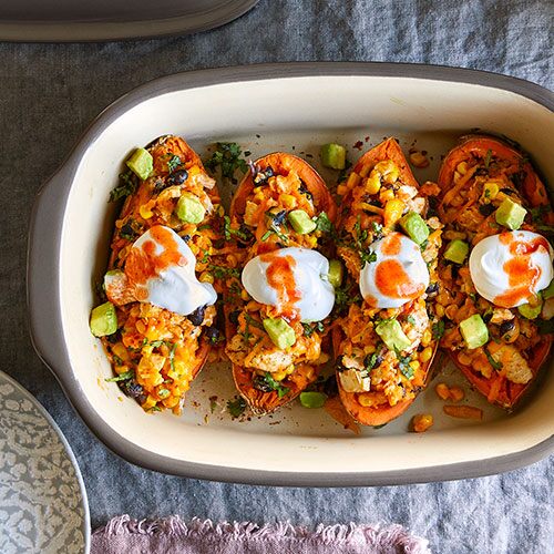 Southwest Stuffed Sweet Potatoes