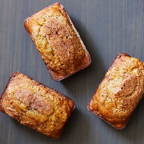 Mini Banana Bread Loaves