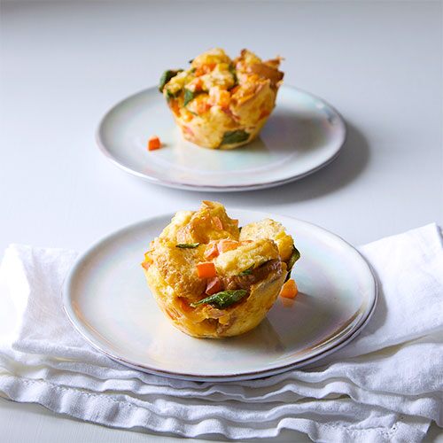 Pressure Cooker Spinach & Pepper Breakfast Cups