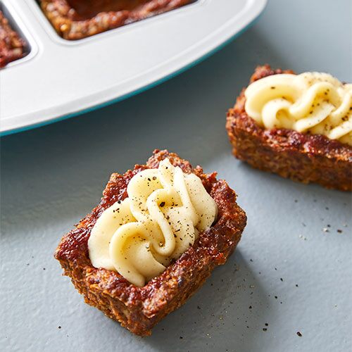 Meatloaf & Mashed Potato Boats