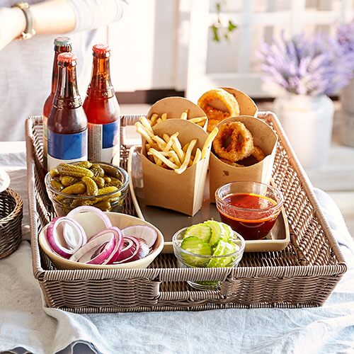 Wicker Serving Tray