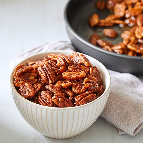 Peppered Glazed Pecans