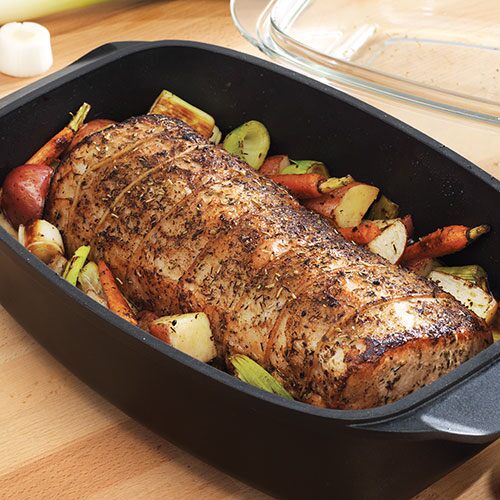 Rosemary Pork Roast with Vegetables 