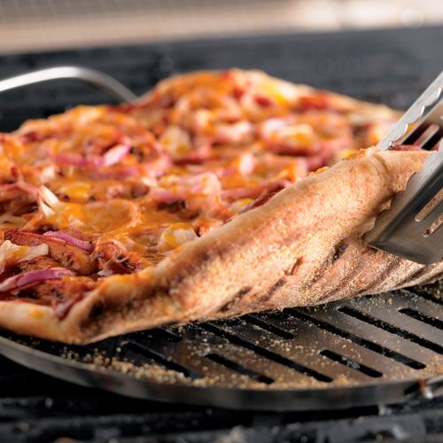 Grilled BBQ Chicken Pizza