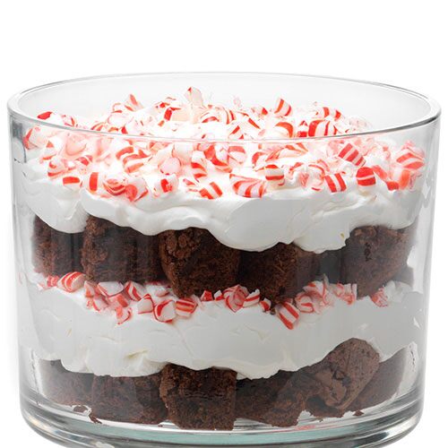 Peppermint Brownie Trifle