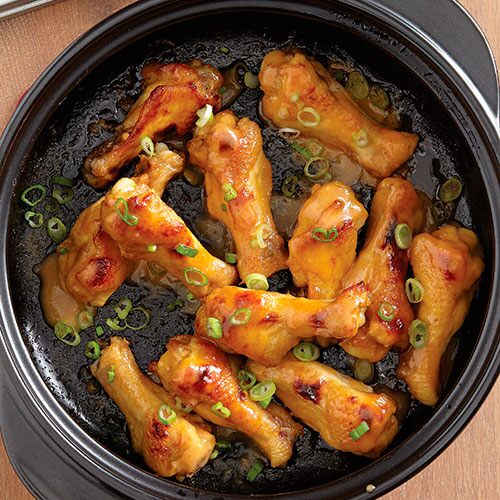 Hot Honey Mustard Chicken Wings