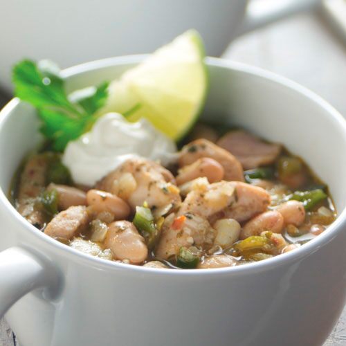 Microwave White Chicken Chili