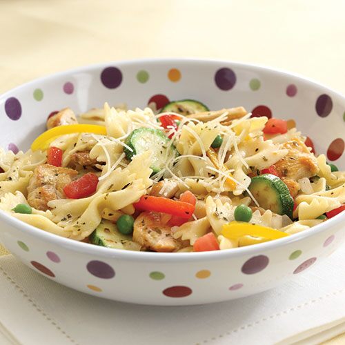 Italian Chicken Pasta Toss